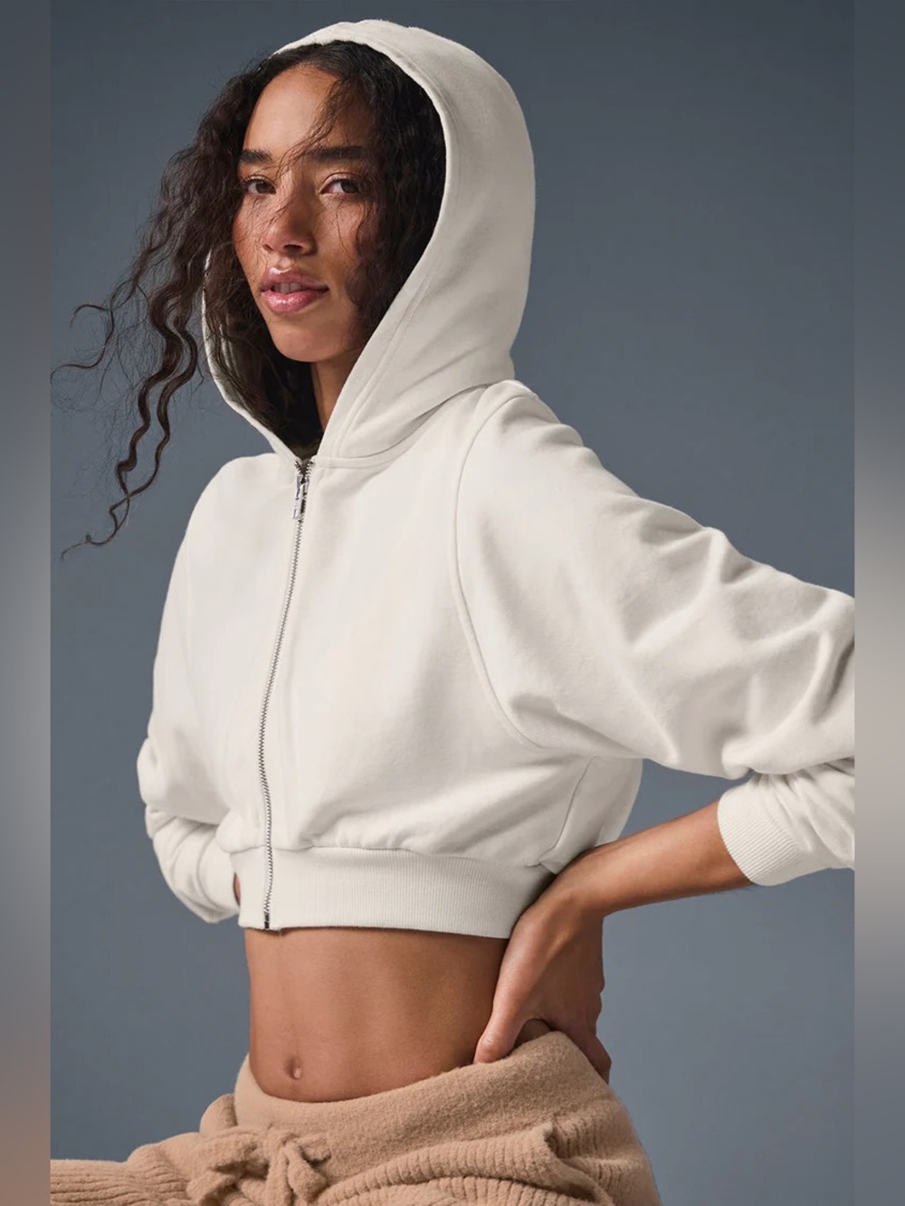 Alo Yoga Sweet Escape Zip-up Hooded Sweatshirt